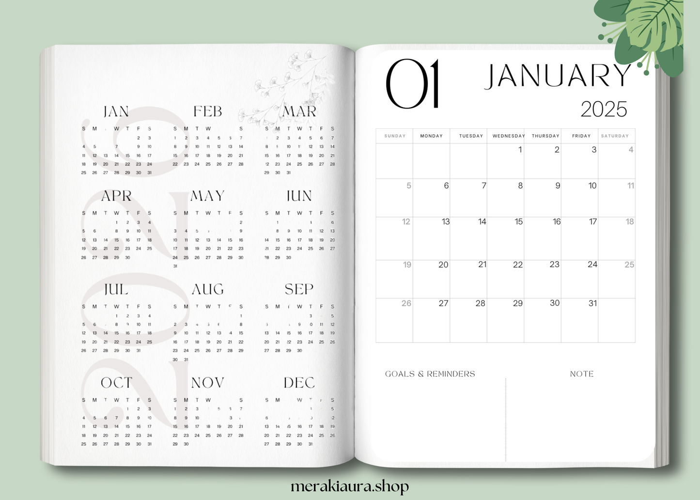 DIGITAL 2025 Planner