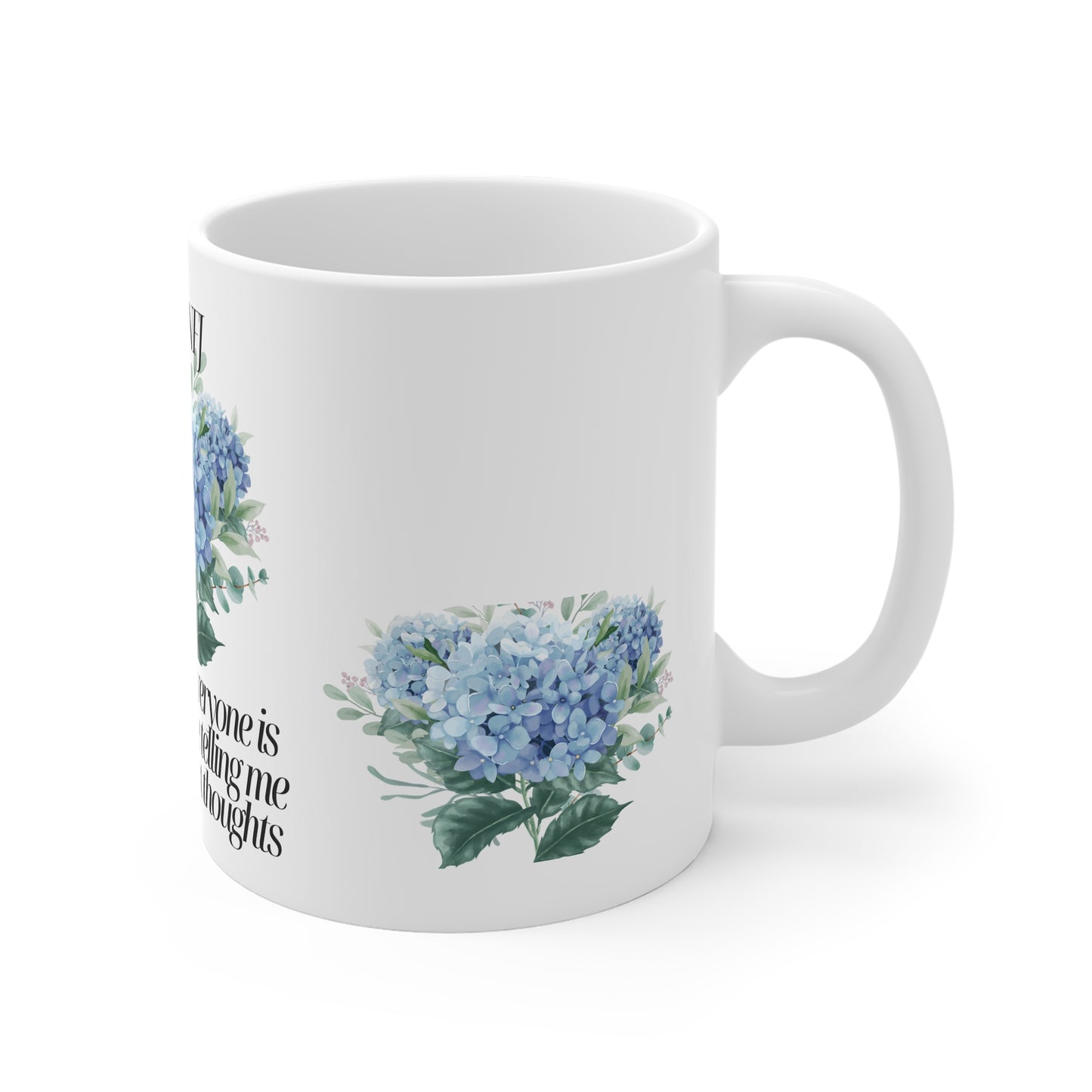 INFJ White FLORAL White Mug *