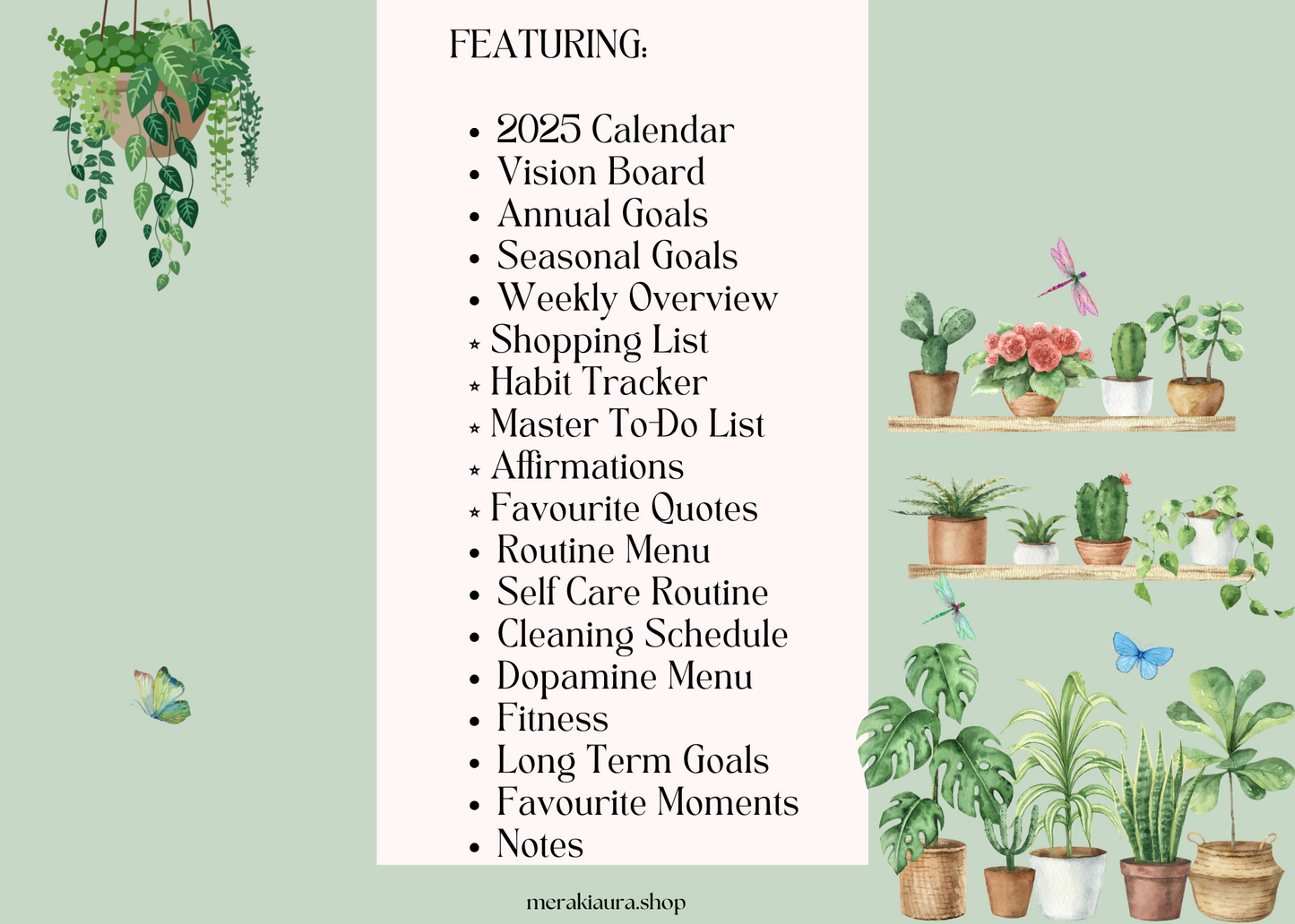 DIGITAL 2025 Planner