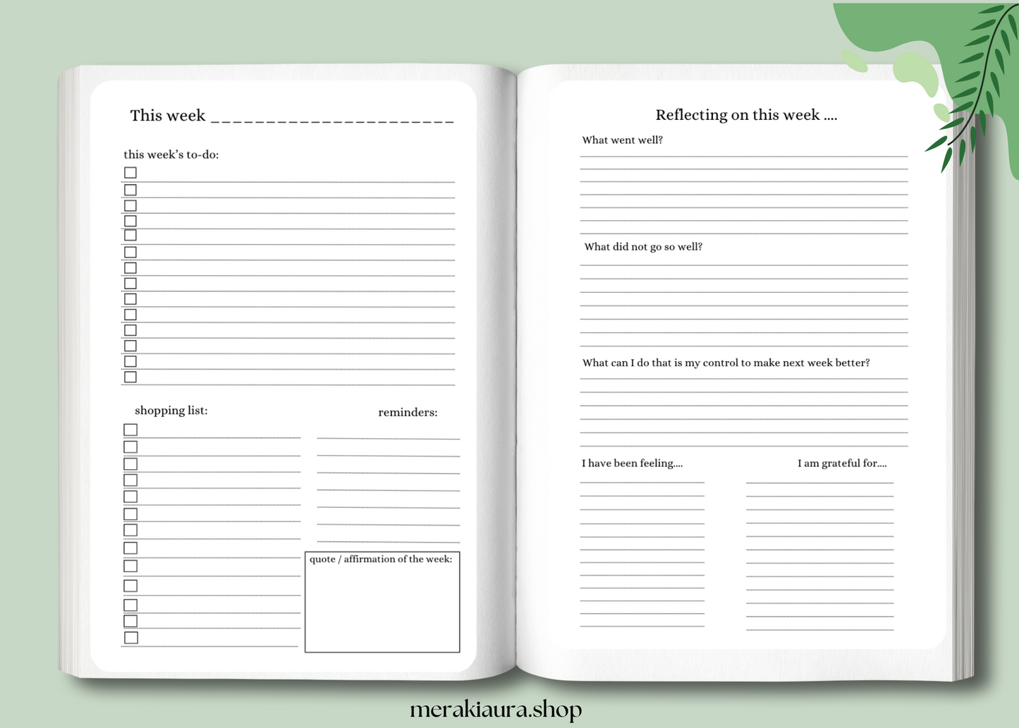 DIGITAL 2025 Planner