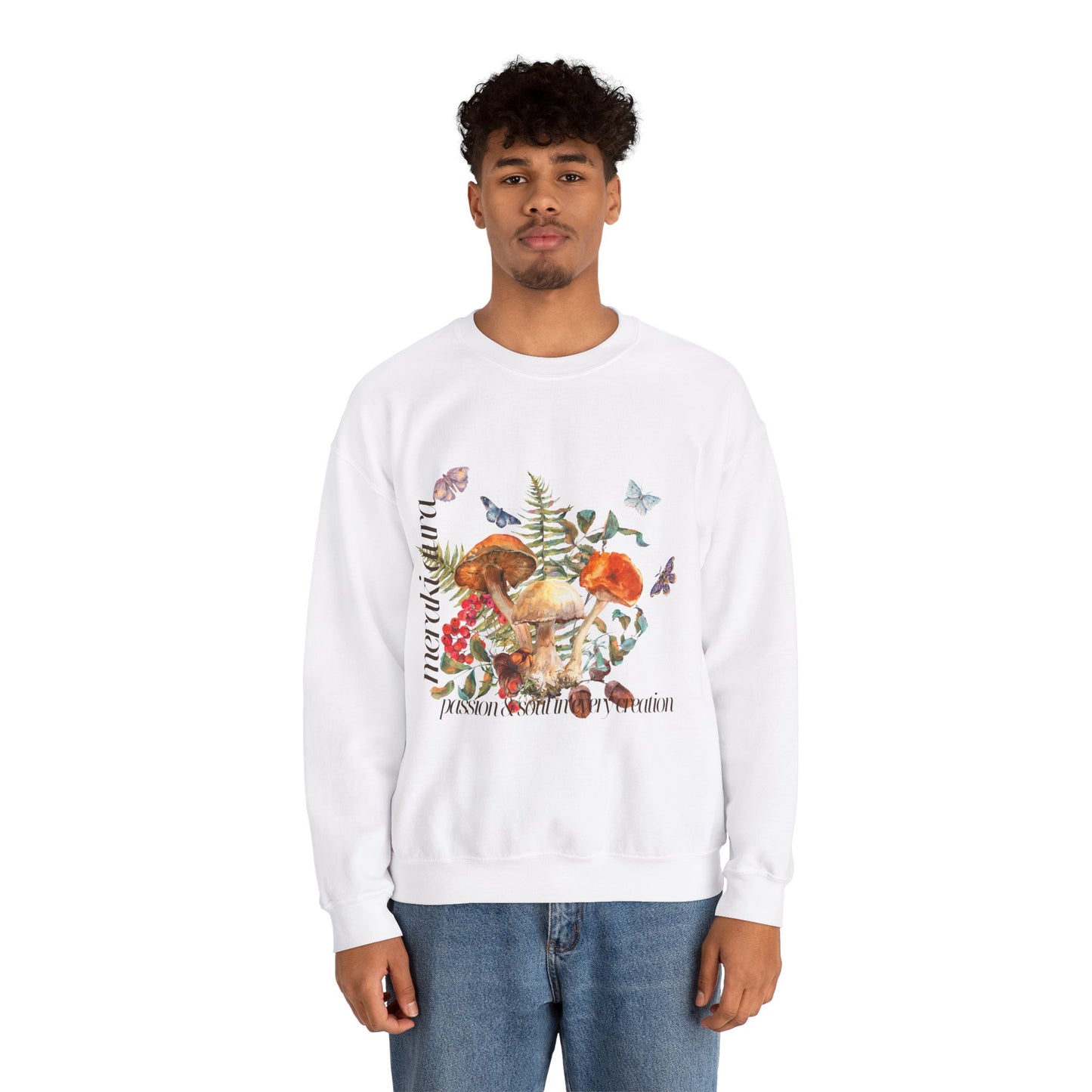 MERAKI AURA MUSHROOM Unisex Crewneck Sweatshirt