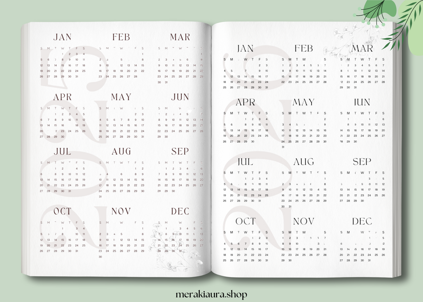 DIGITAL 2025 Planner
