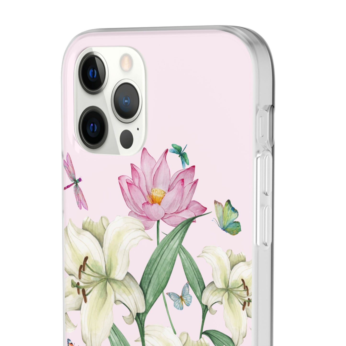 FLORAL Lilies Pink Flexi Cases