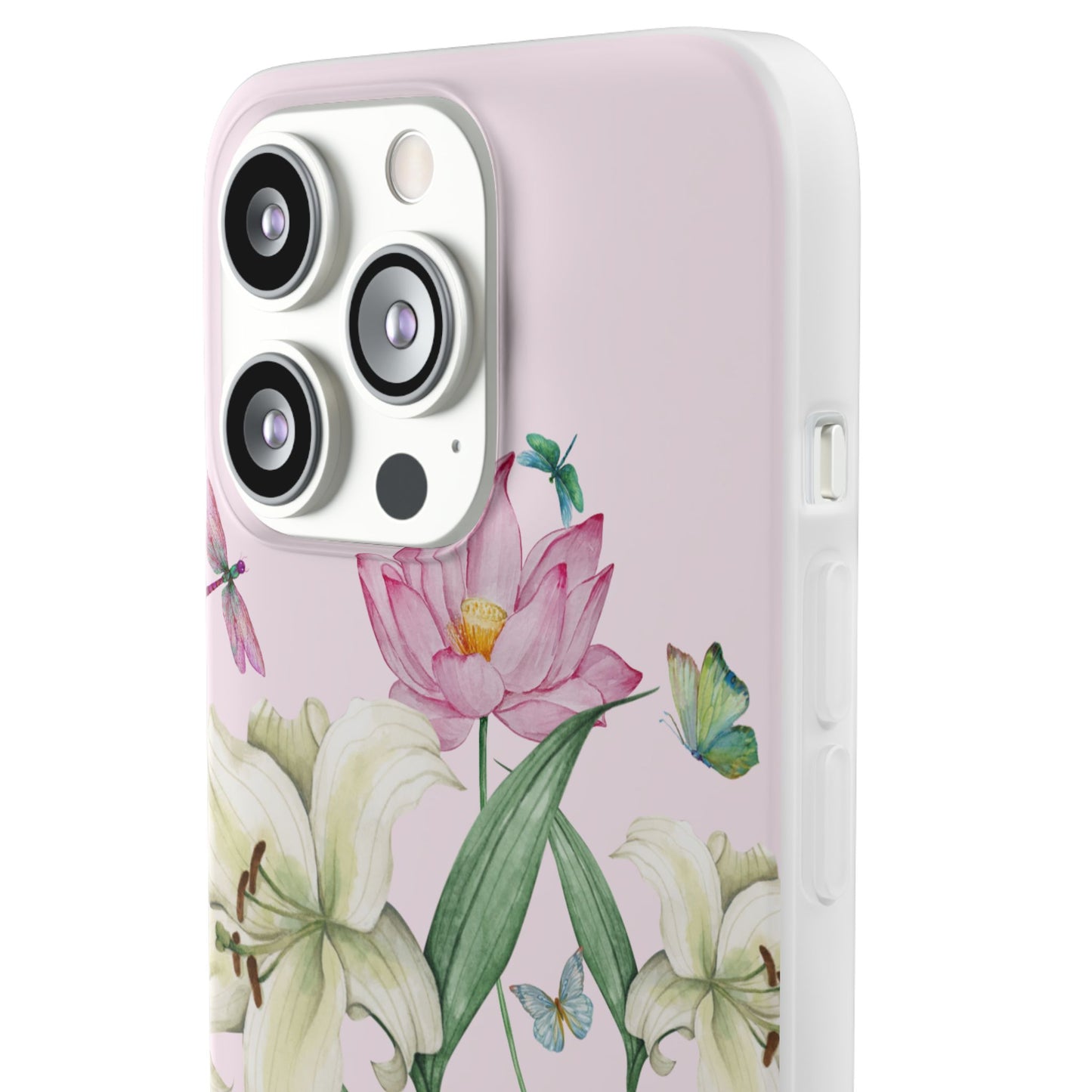 FLORAL Lilies Pink Flexi Cases