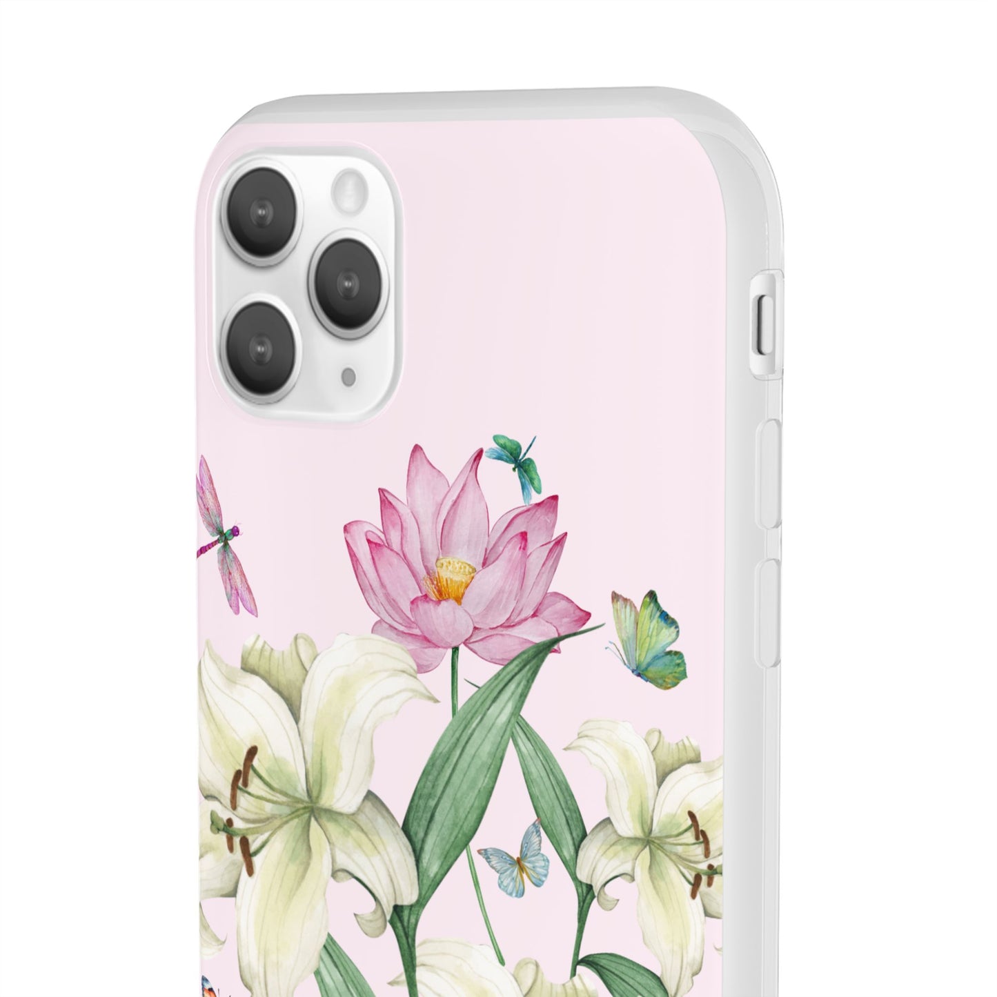 FLORAL Lilies Pink Flexi Cases