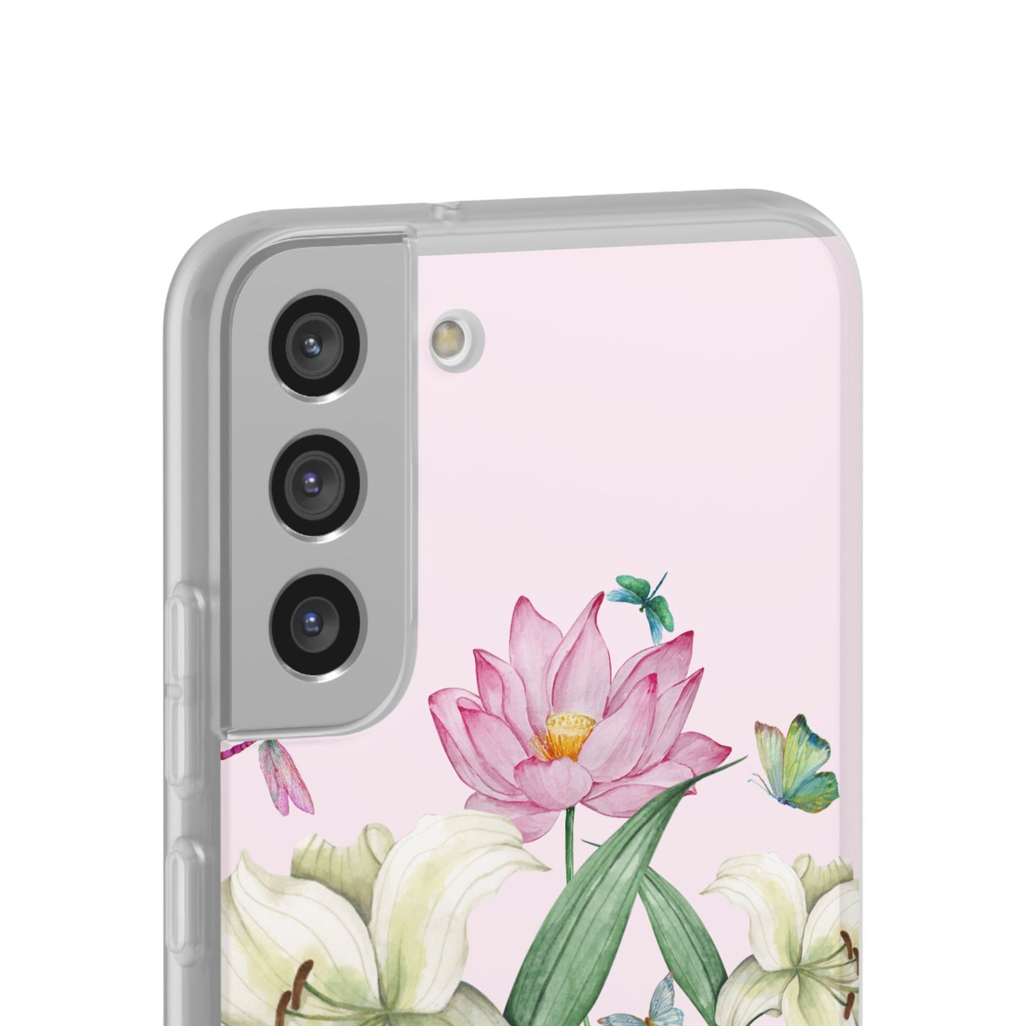 FLORAL Lilies Pink Flexi Cases