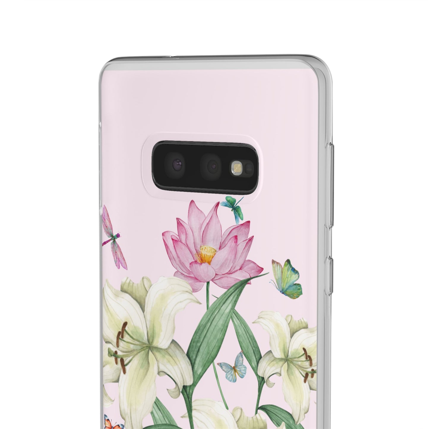 FLORAL Lilies Pink Flexi Cases