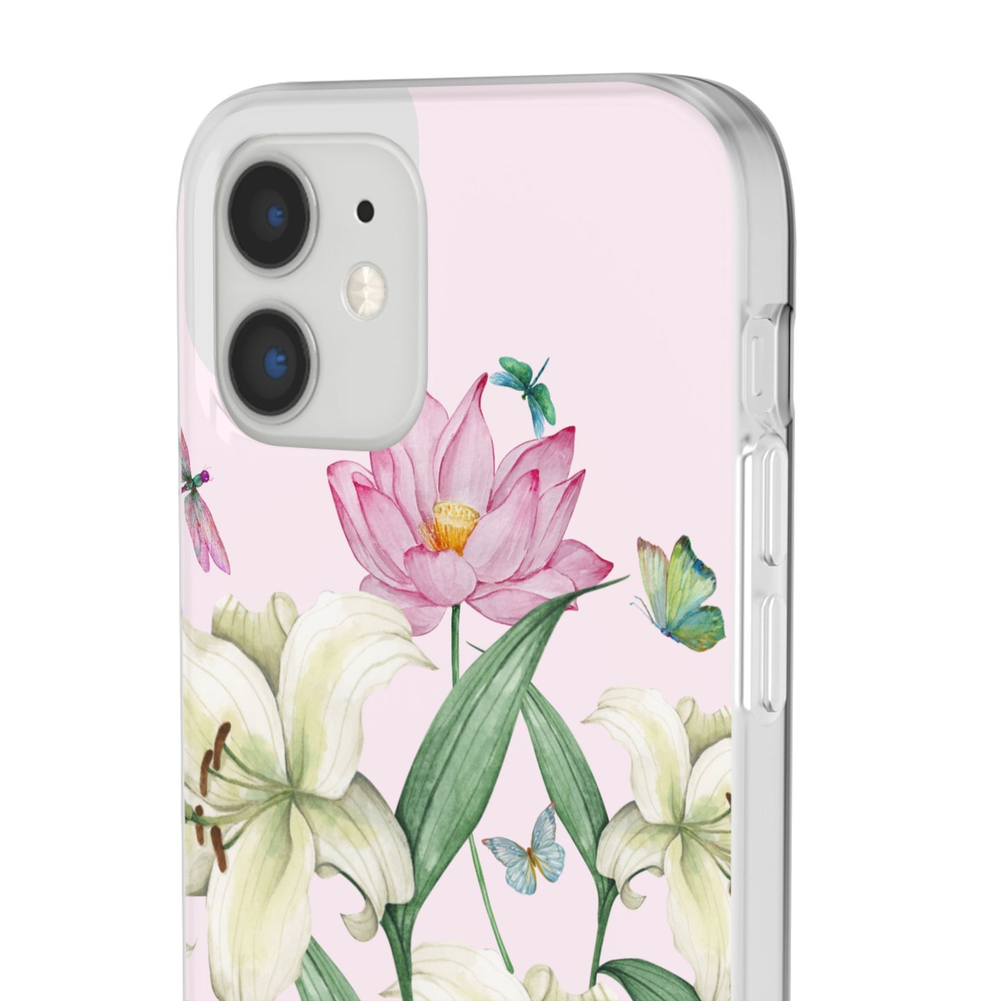 FLORAL Lilies Pink Flexi Cases