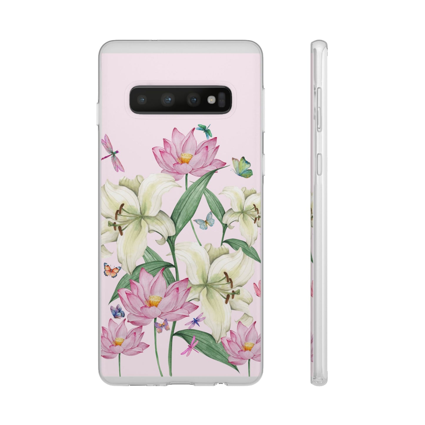 FLORAL Lilies Pink Flexi Cases