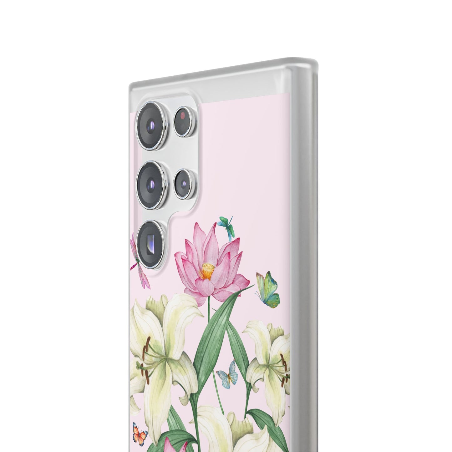 FLORAL Lilies Pink Flexi Cases