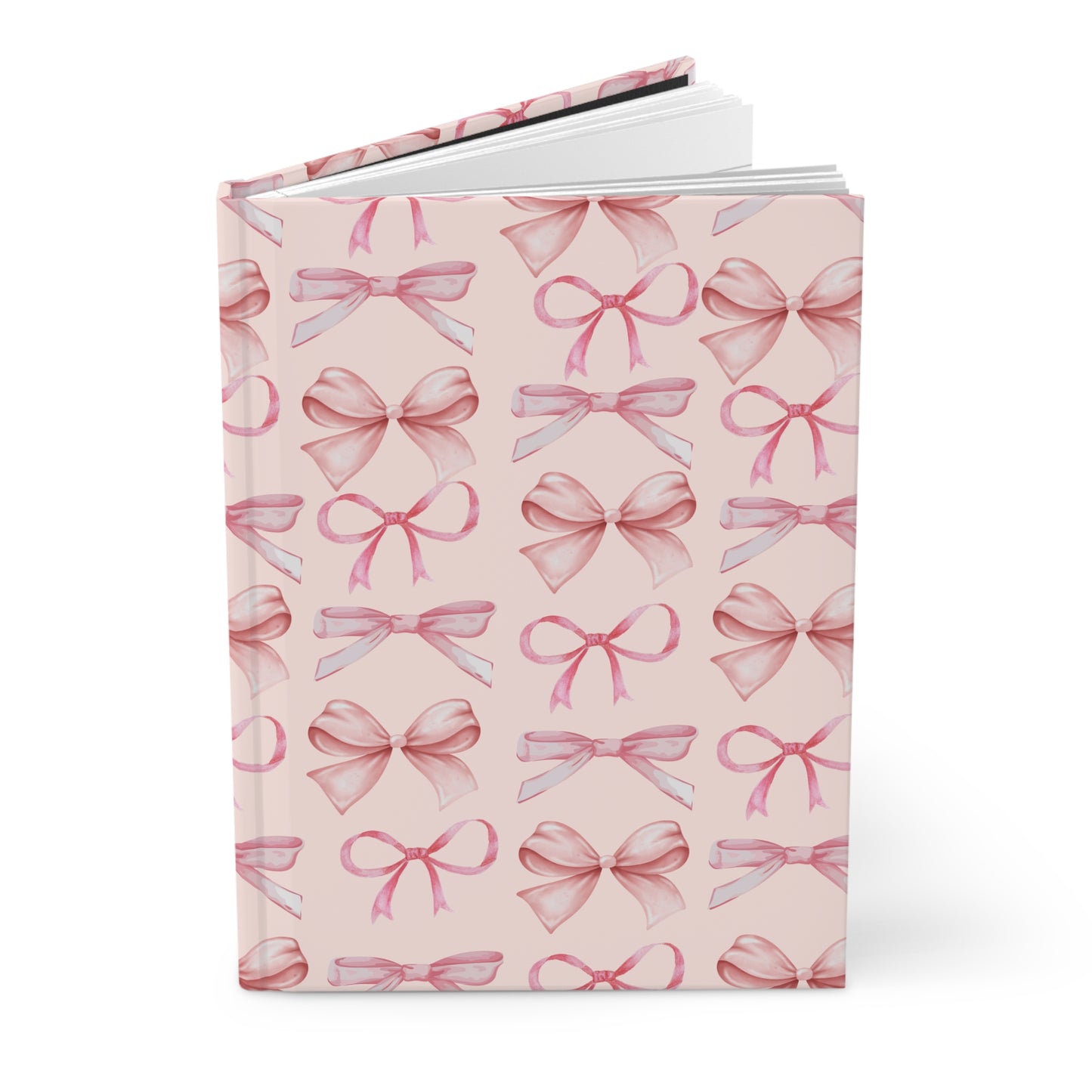 Pink Bows Matte Hardback Journal