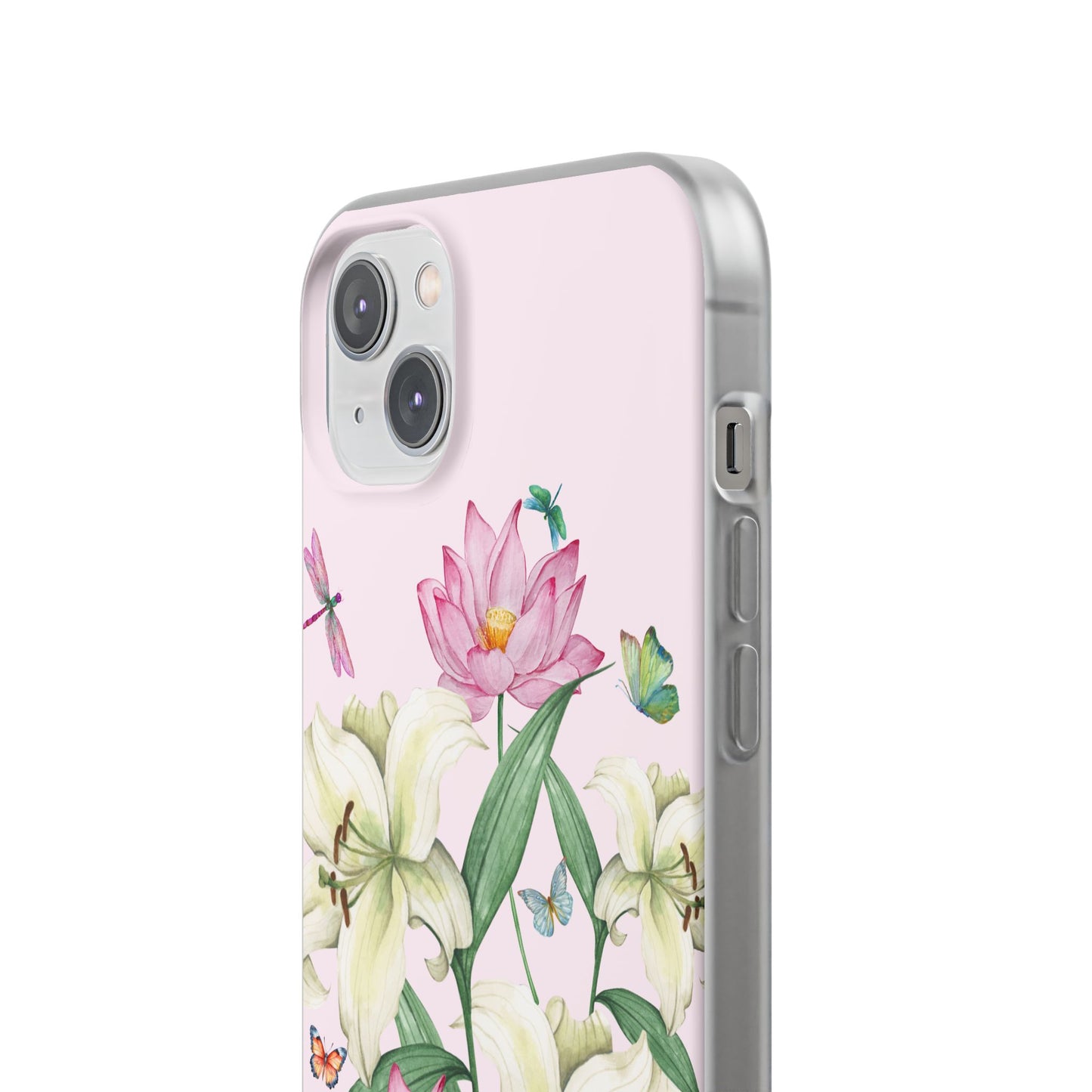 FLORAL Lilies Pink Flexi Cases