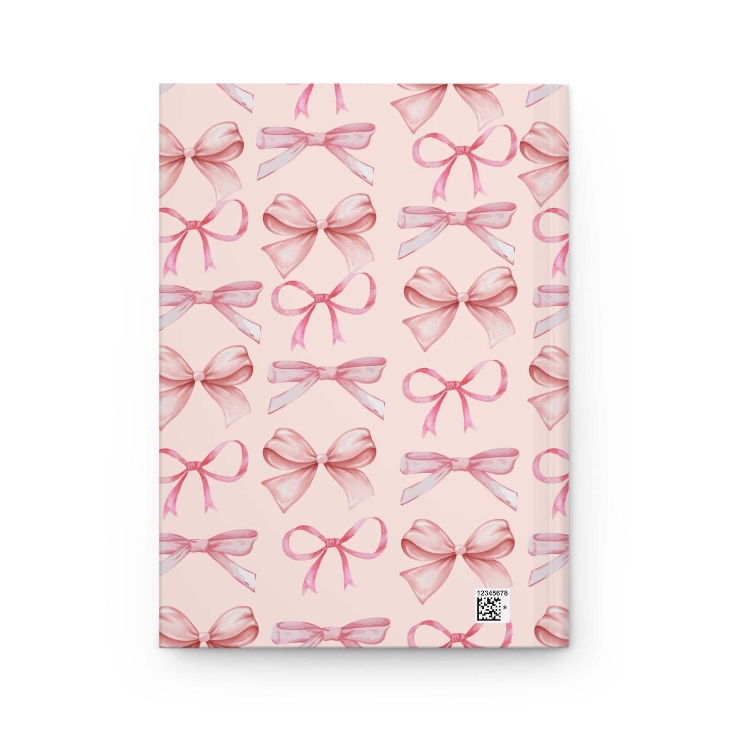 Pink Bows Matte Hardback Journal