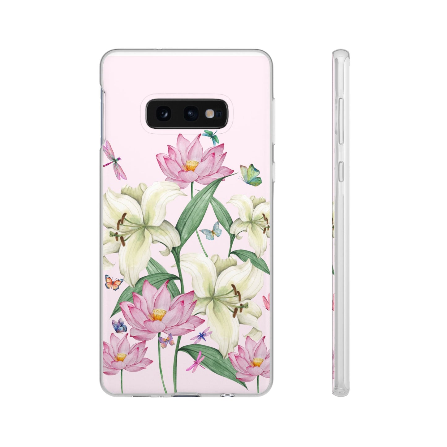 FLORAL Lilies Pink Flexi Cases