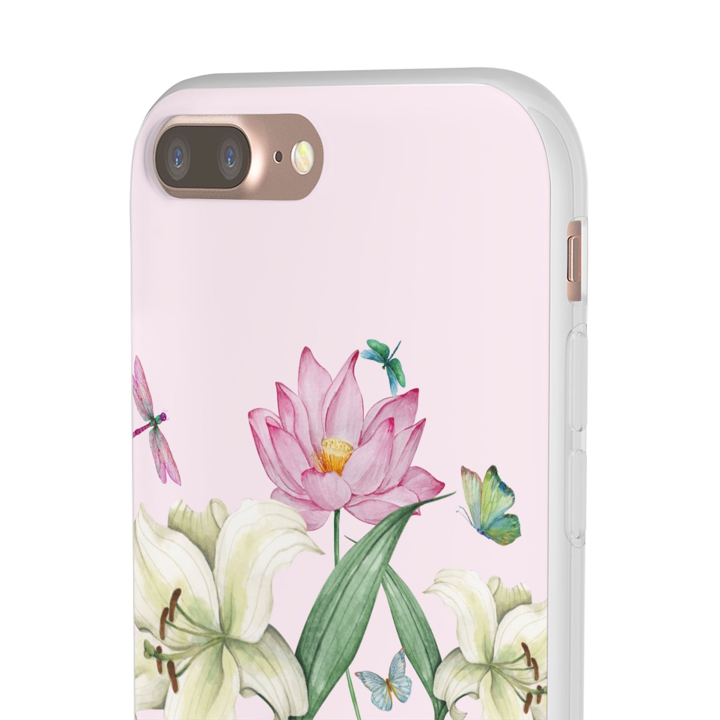 FLORAL Lilies Pink Flexi Cases