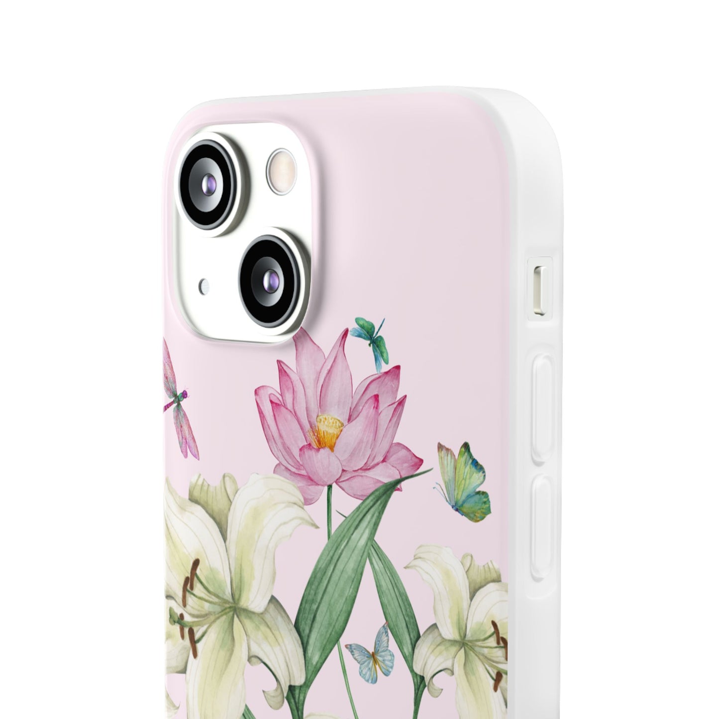 FLORAL Lilies Pink Flexi Cases