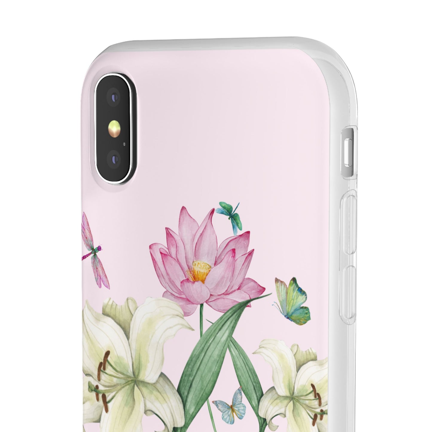 FLORAL Lilies Pink Flexi Cases