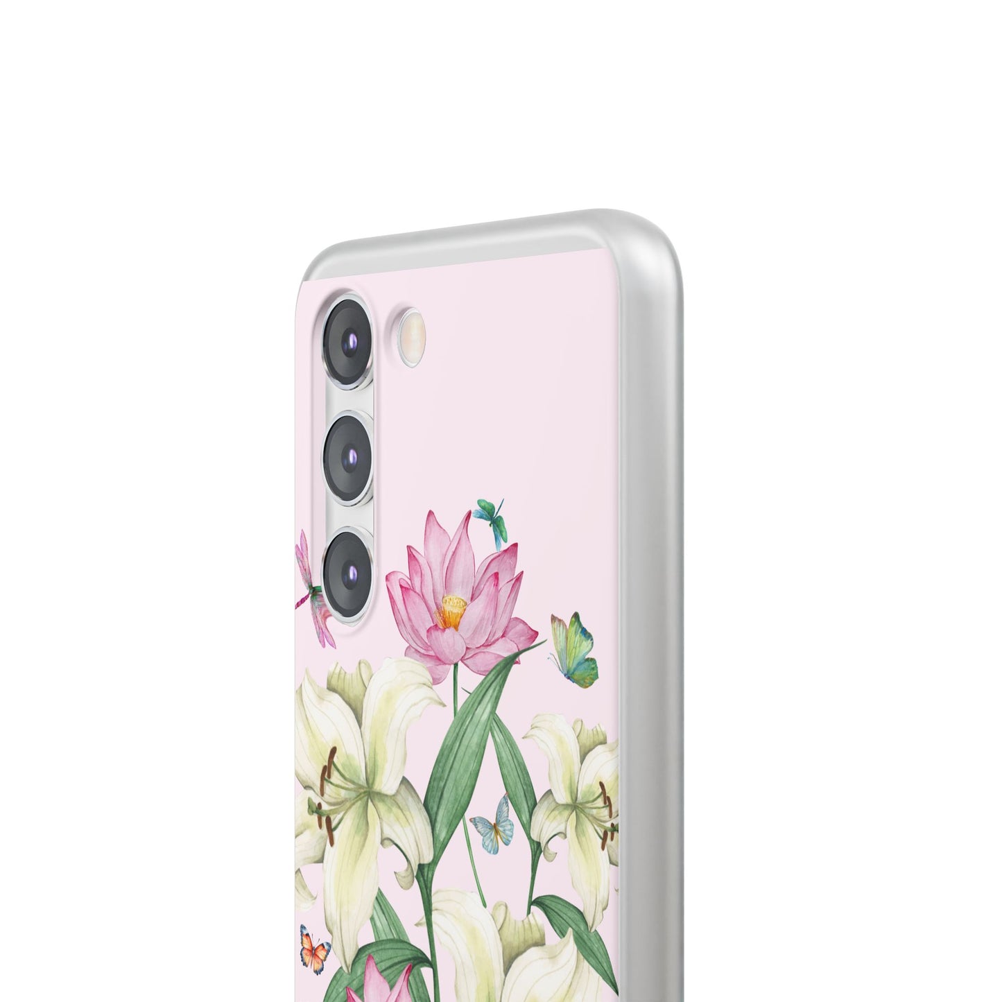 FLORAL Lilies Pink Flexi Cases