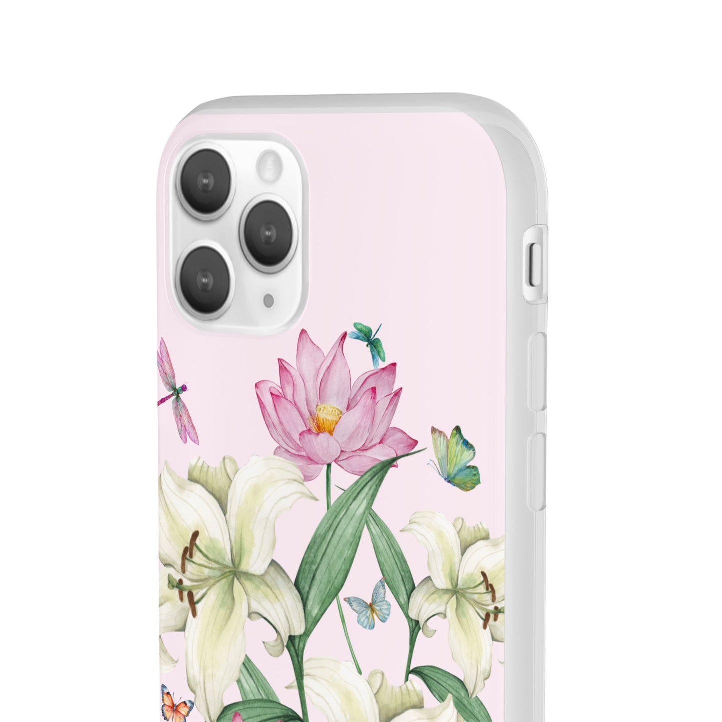 FLORAL Lilies Pink Flexi Cases