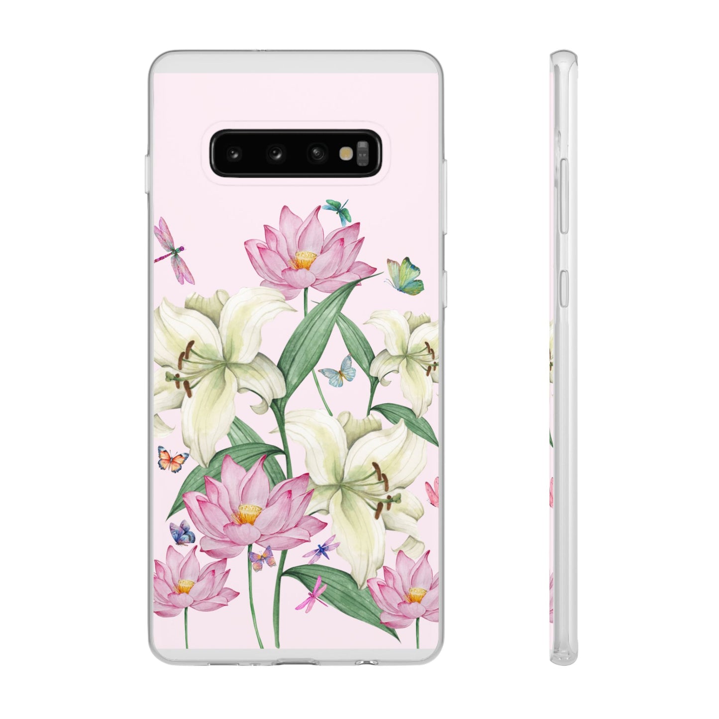 FLORAL Lilies Pink Flexi Cases