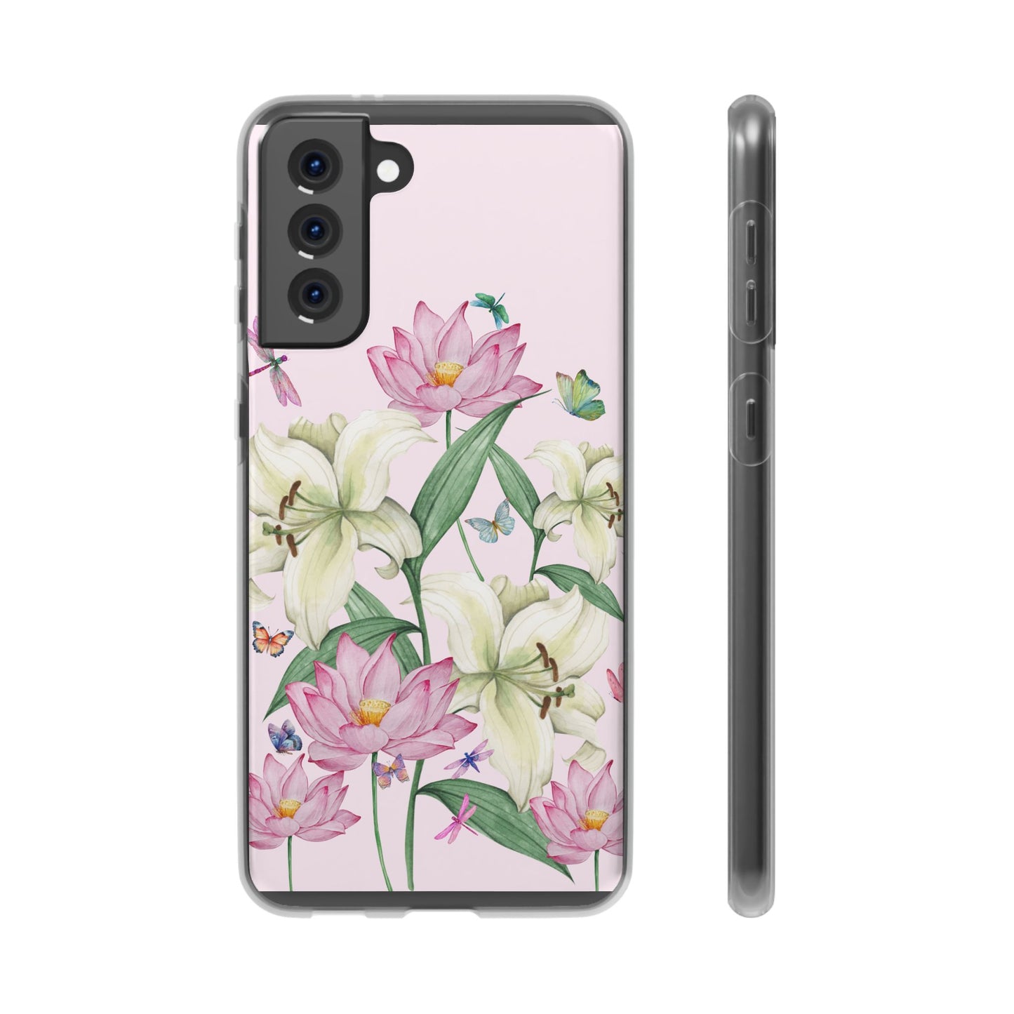 FLORAL Lilies Pink Flexi Cases