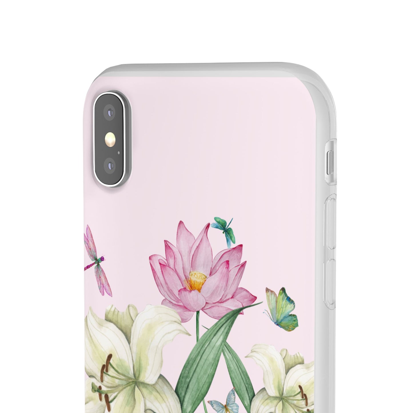 FLORAL Lilies Pink Flexi Cases