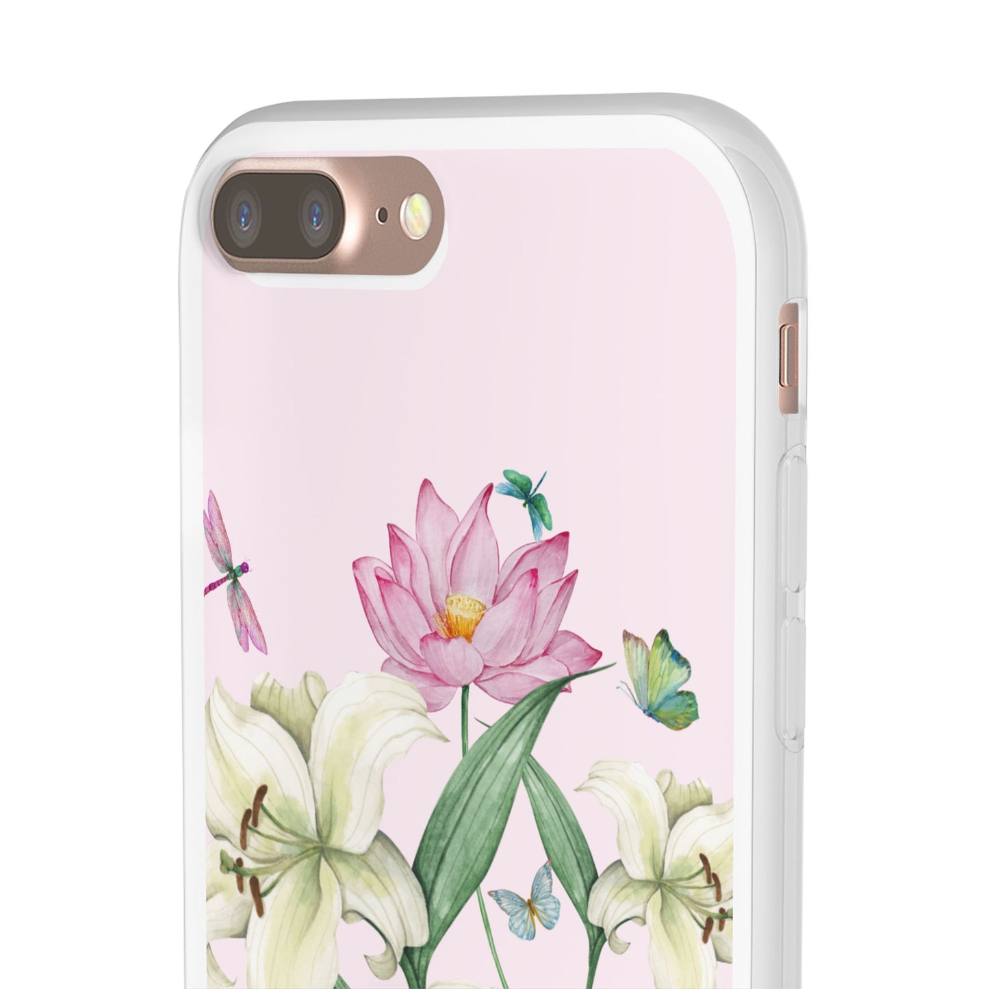 FLORAL Lilies Pink Flexi Cases