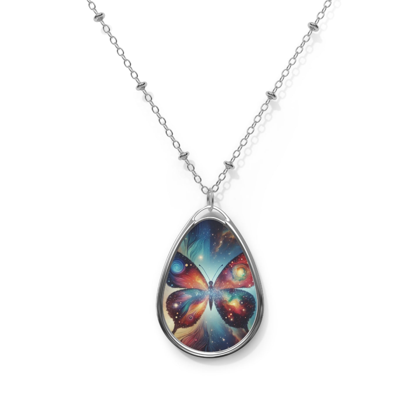 BUTTERFLY Aura Oval Necklace