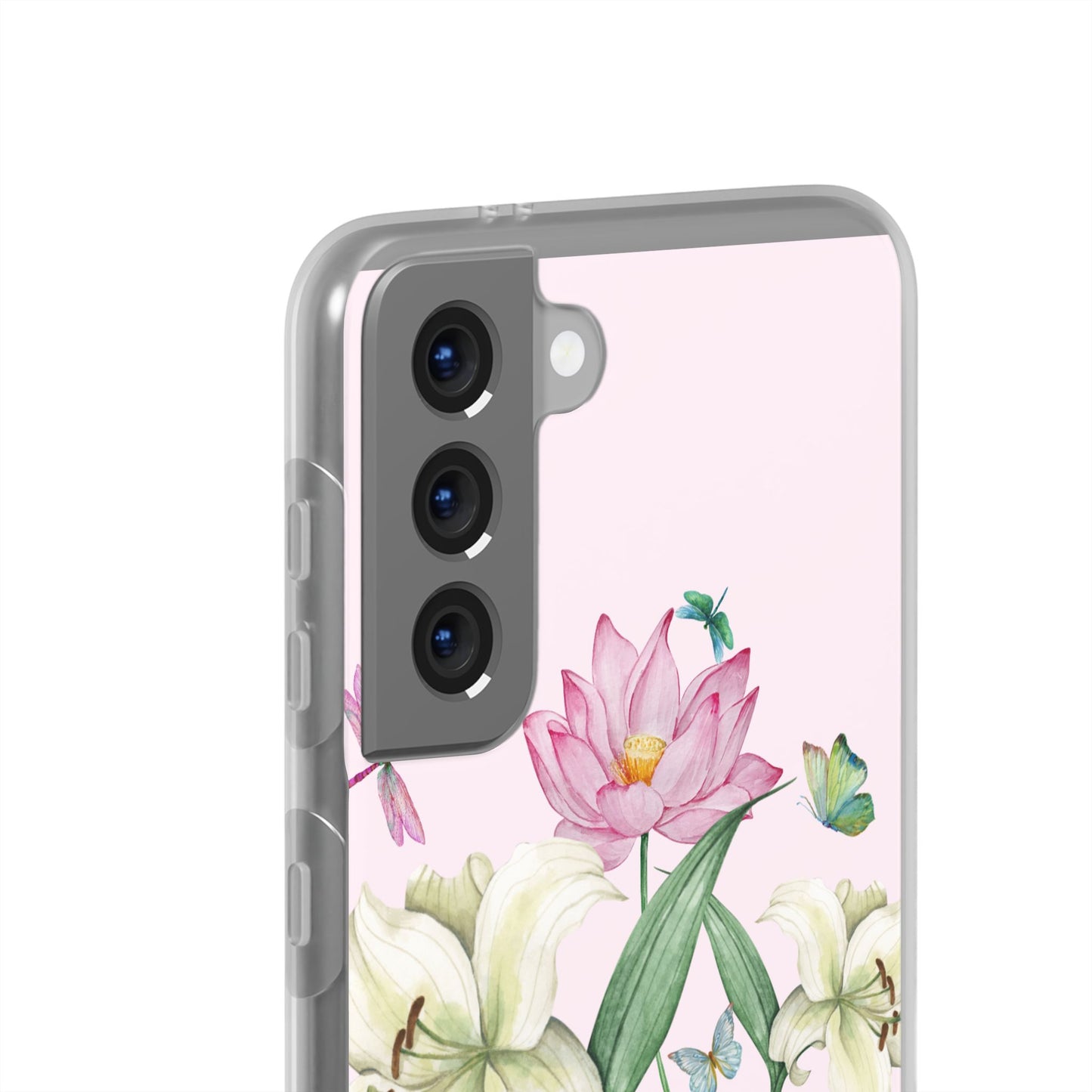 FLORAL Lilies Pink Flexi Cases