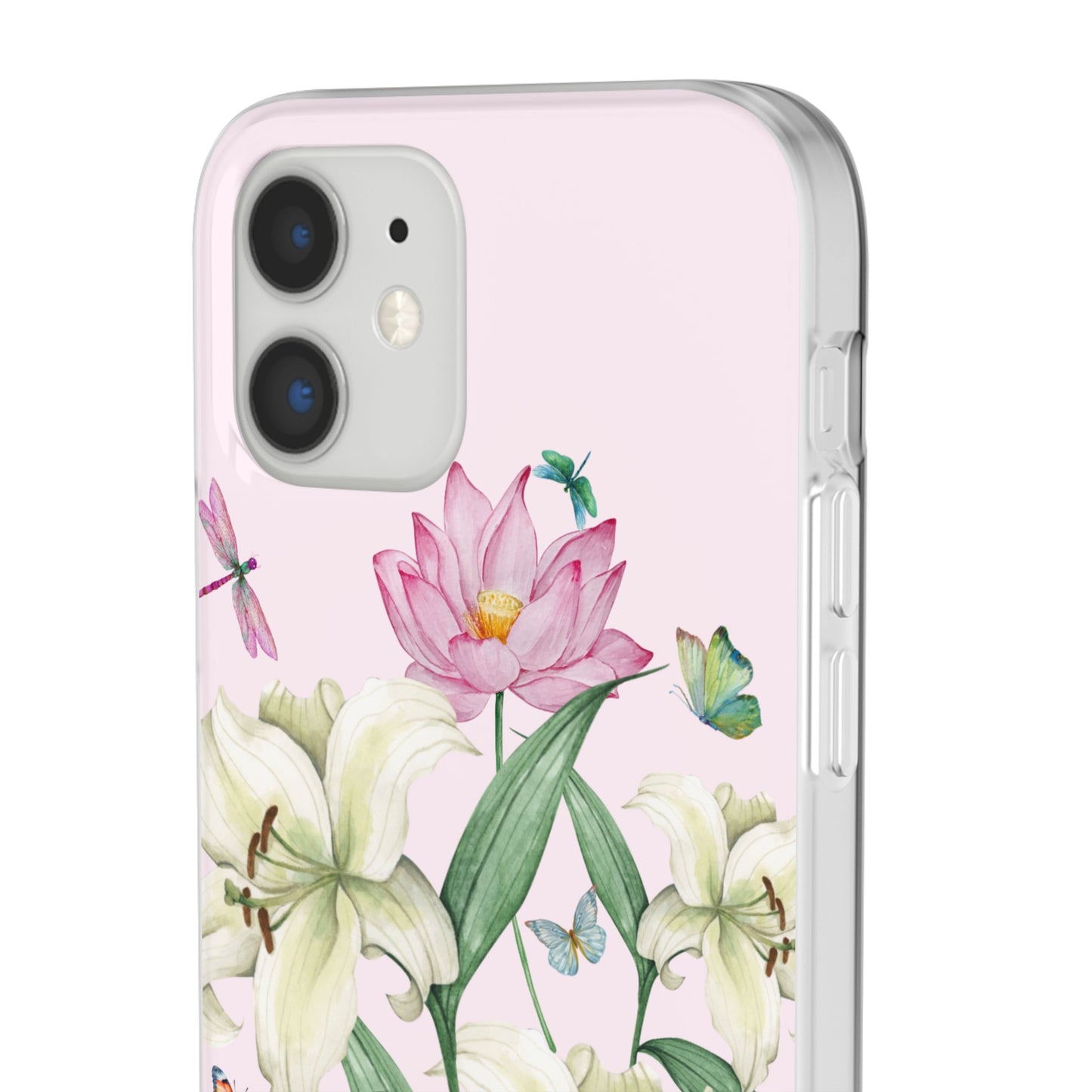 FLORAL Lilies Pink Flexi Cases