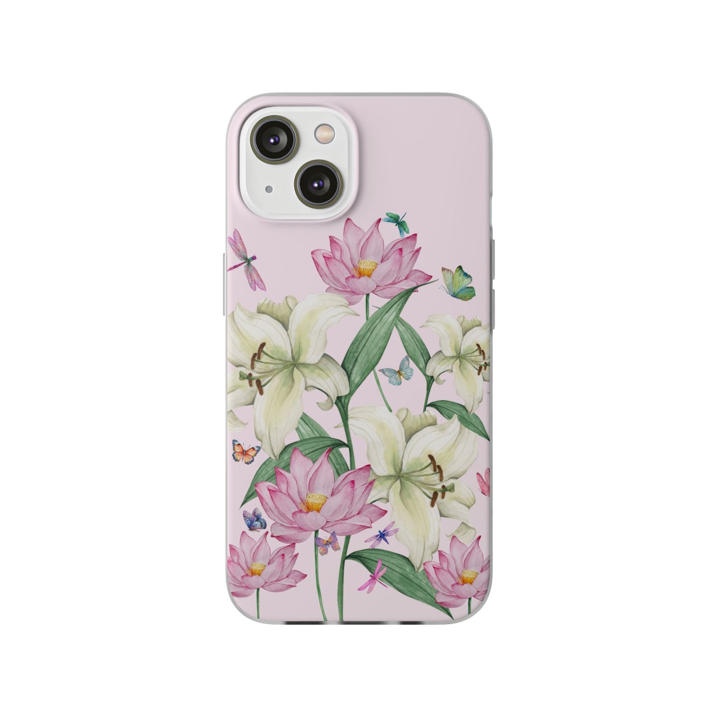 FLORAL Lilies Pink Flexi Cases