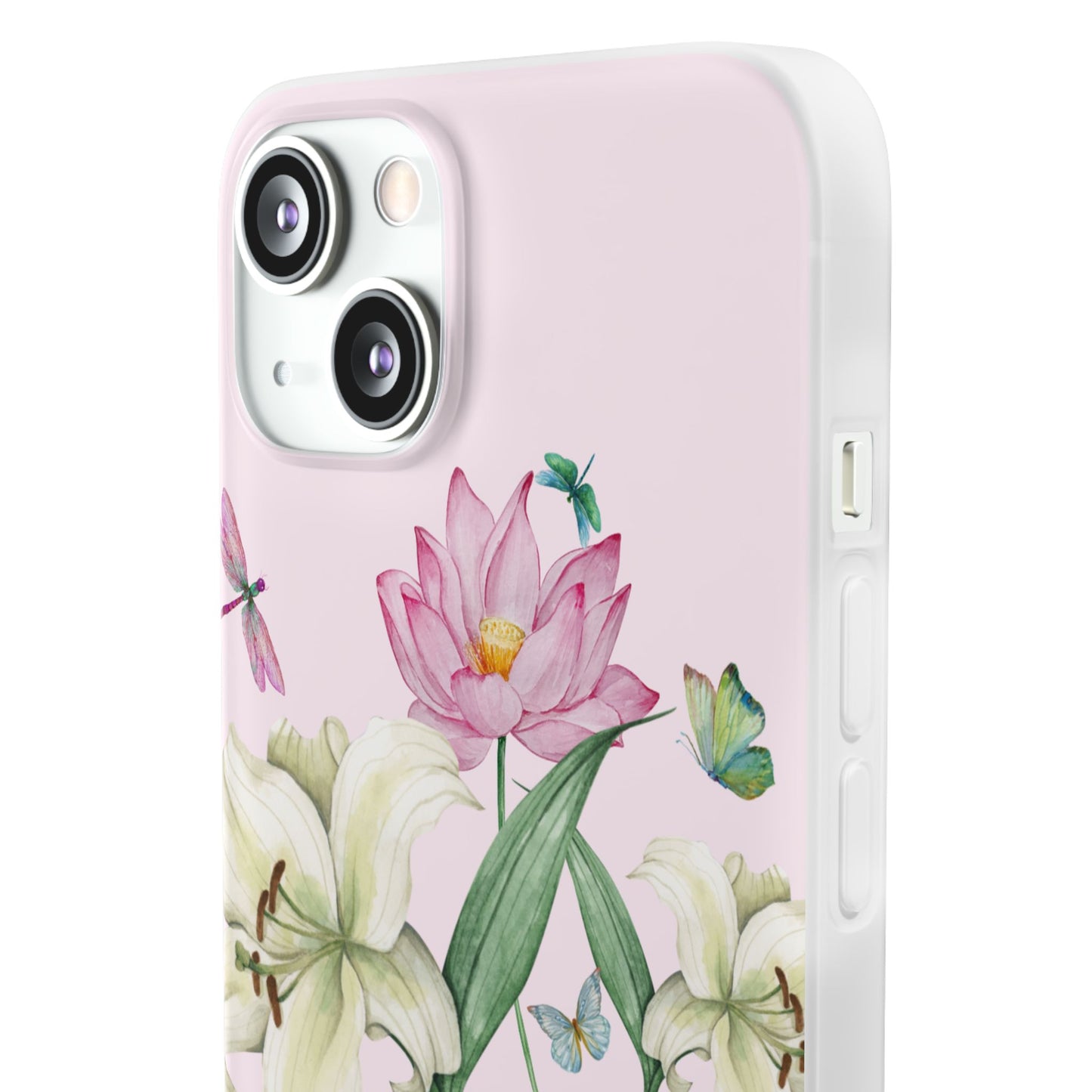 FLORAL Lilies Pink Flexi Cases