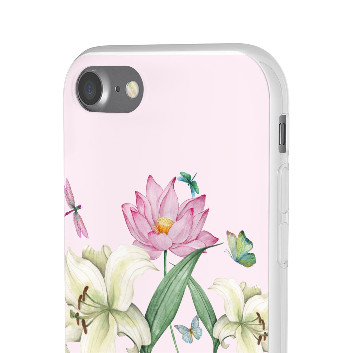 FLORAL Lilies Pink Flexi Cases