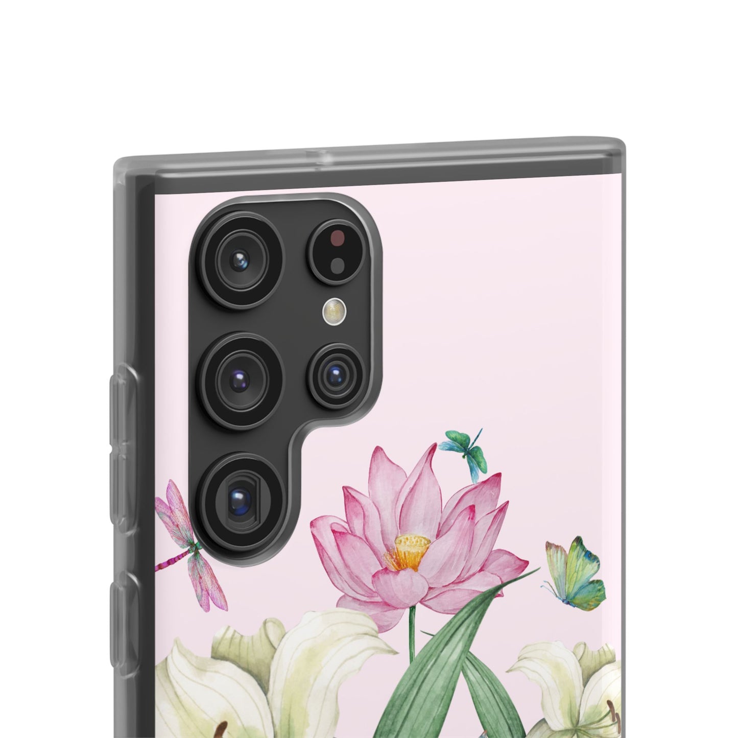 FLORAL Lilies Pink Flexi Cases