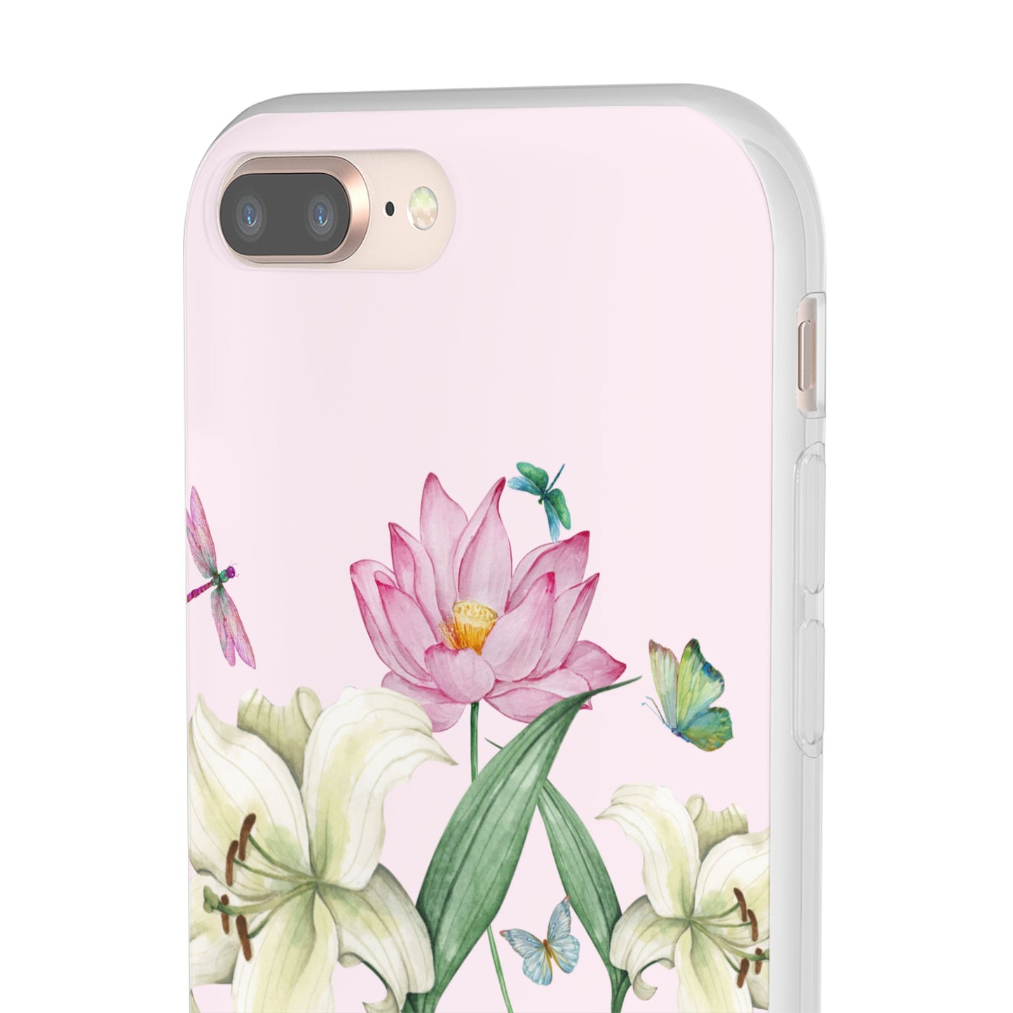 FLORAL Lilies Pink Flexi Cases