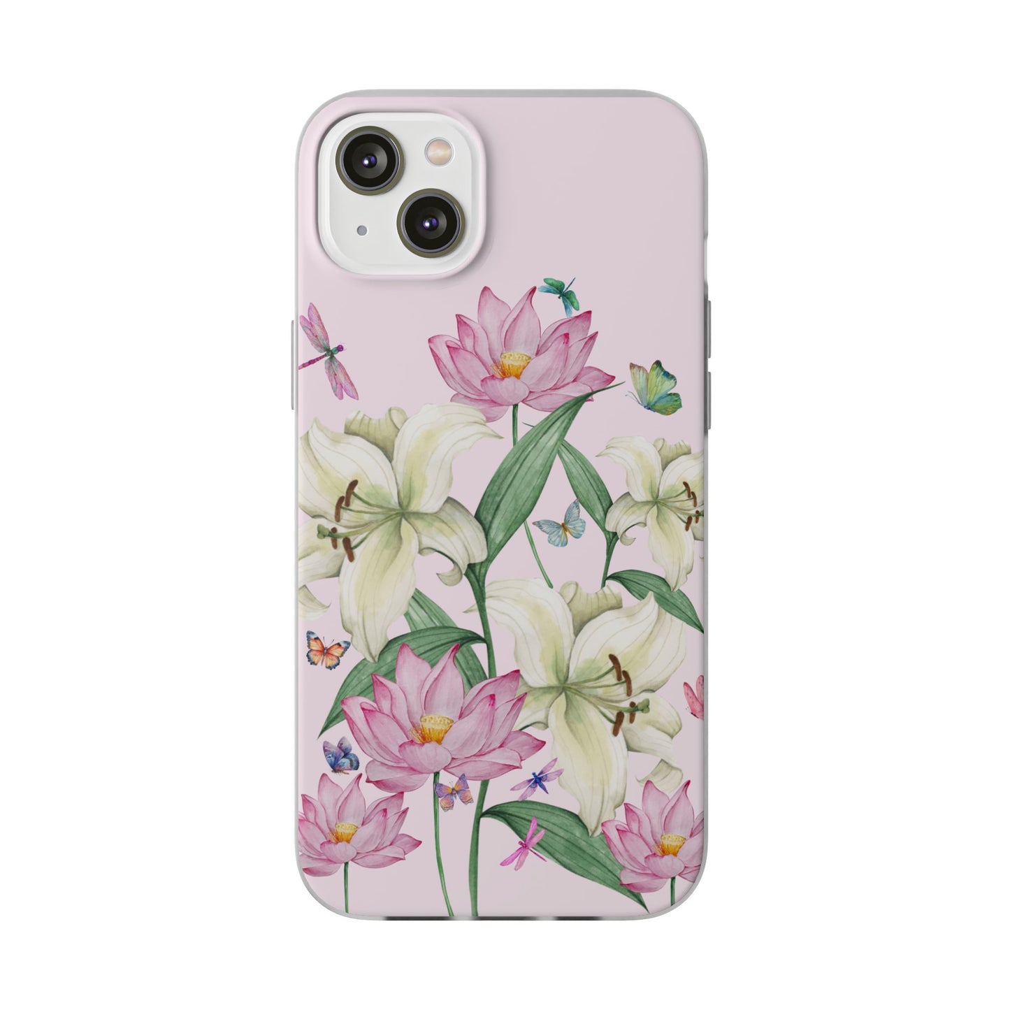 FLORAL Lilies Pink Flexi Cases