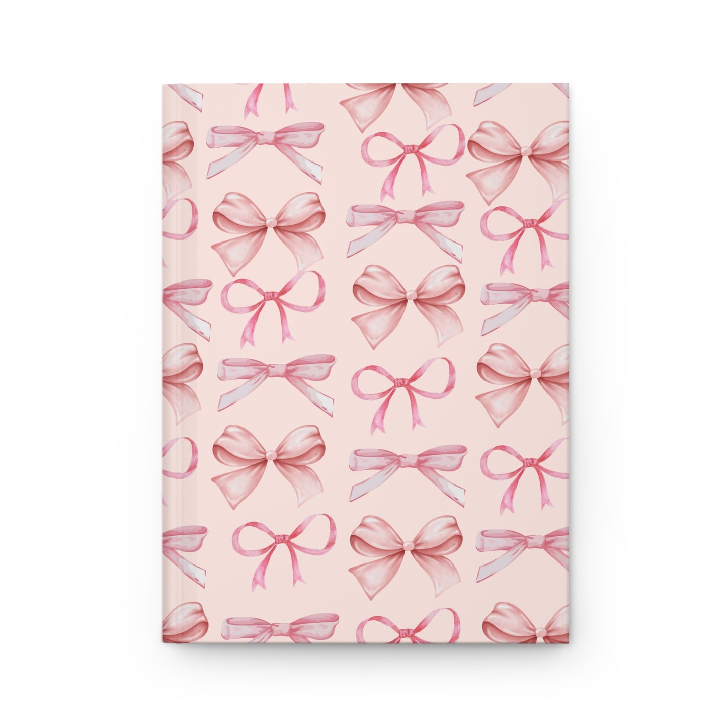 Pink Bows Matte Hardback Journal