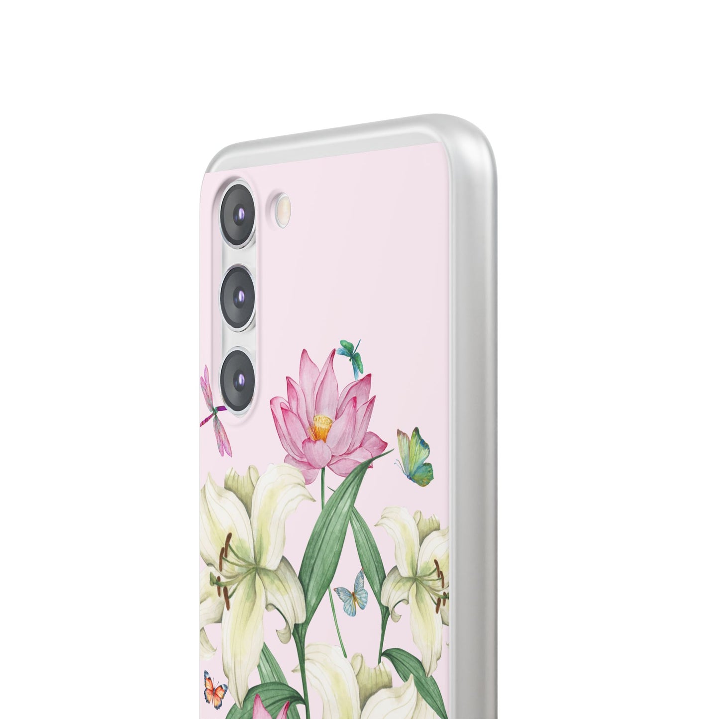 FLORAL Lilies Pink Flexi Cases