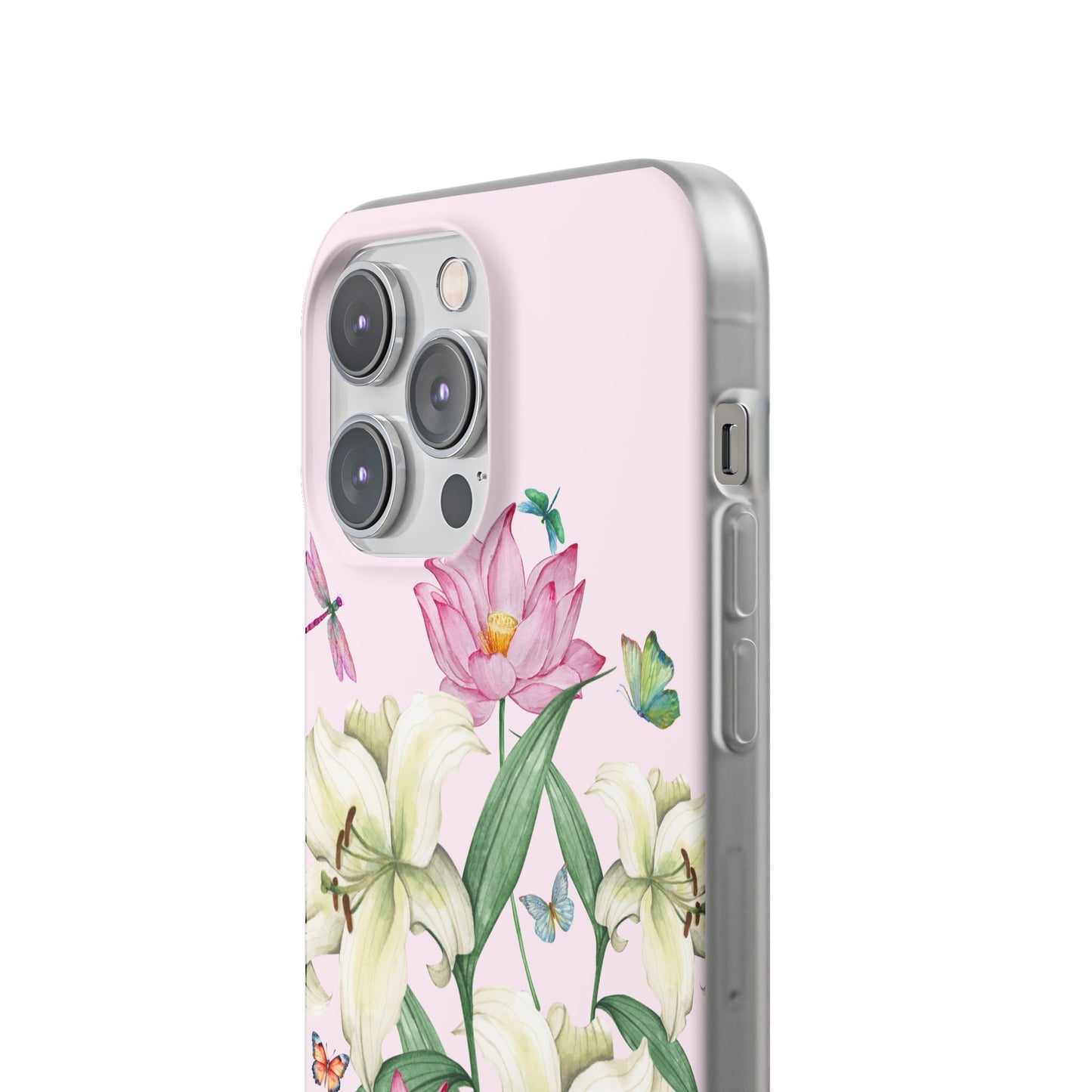 FLORAL Lilies Pink Flexi Cases