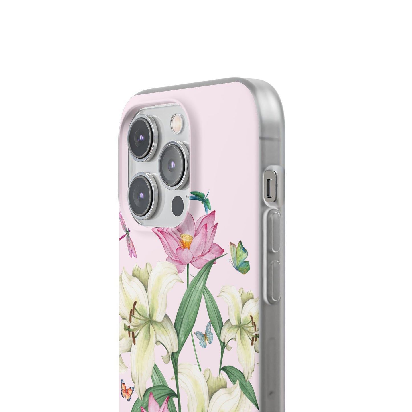 FLORAL Lilies Pink Flexi Cases