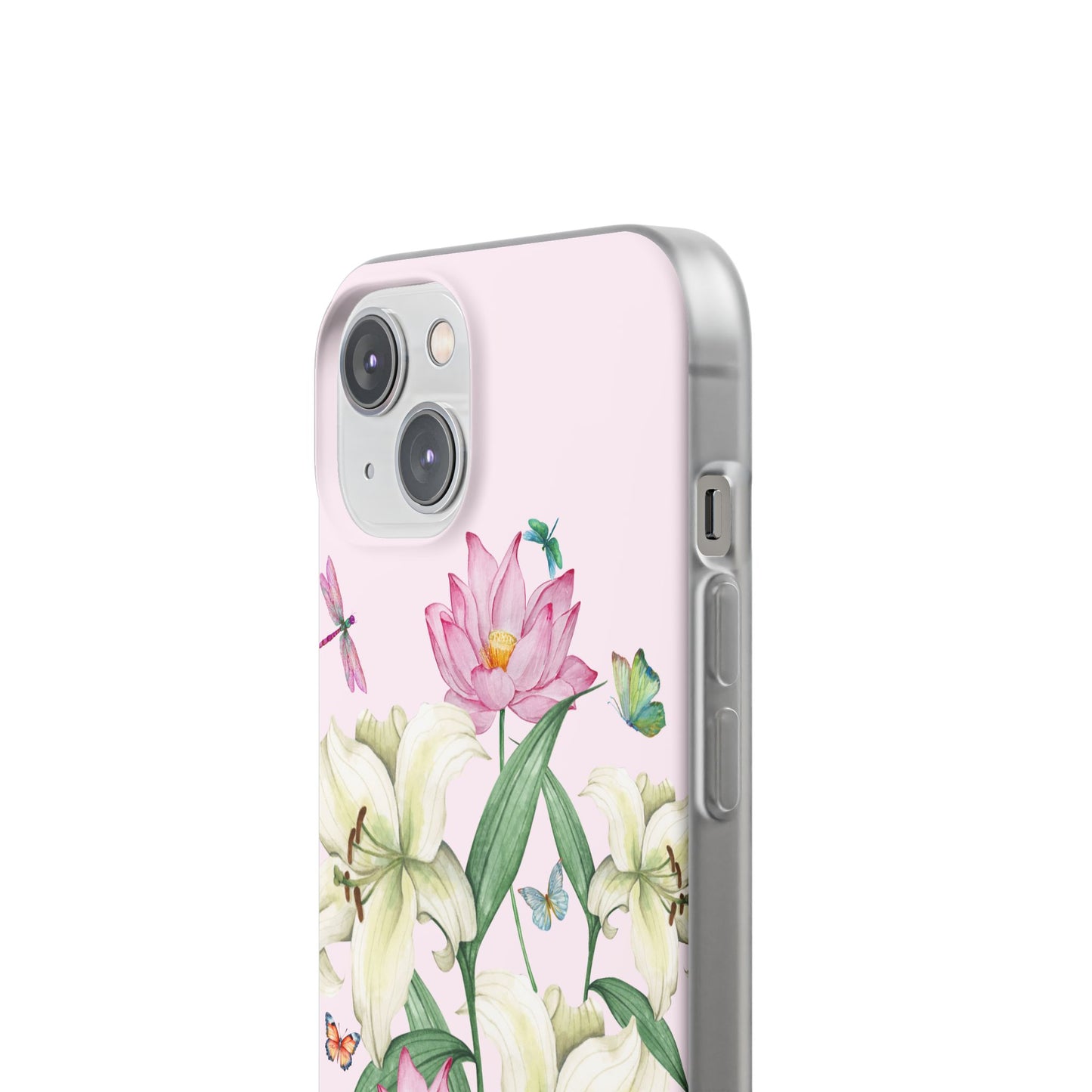 FLORAL Lilies Pink Flexi Cases