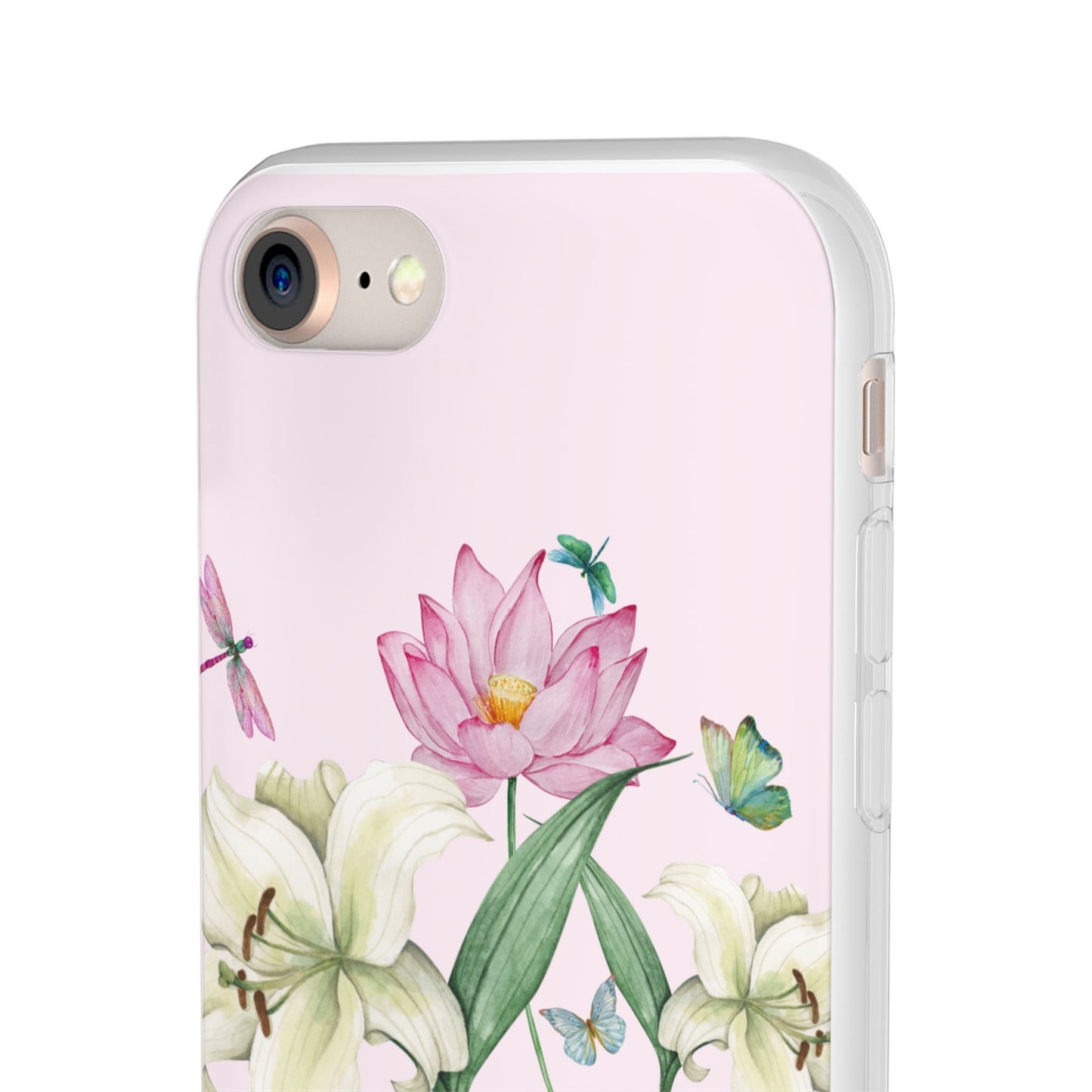 FLORAL Lilies Pink Flexi Cases